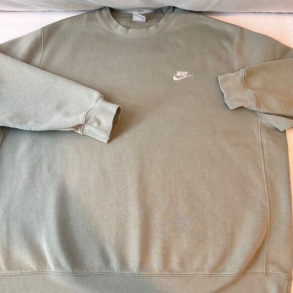 NIKE Club Fleece Oversized French Terry Crew Casual Athleisure NWT Men's XXL - Picture 3 of 11